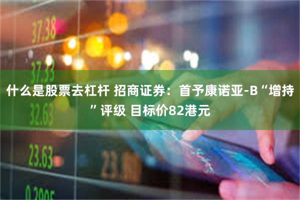 什么是股票去杠杆 招商证券：首予康诺亚-B“增持”评级 目标价82港元
