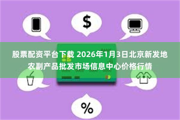 股票配资平台下载 2026年1月3日北京新发地农副产品批发市场信息中心价格行情